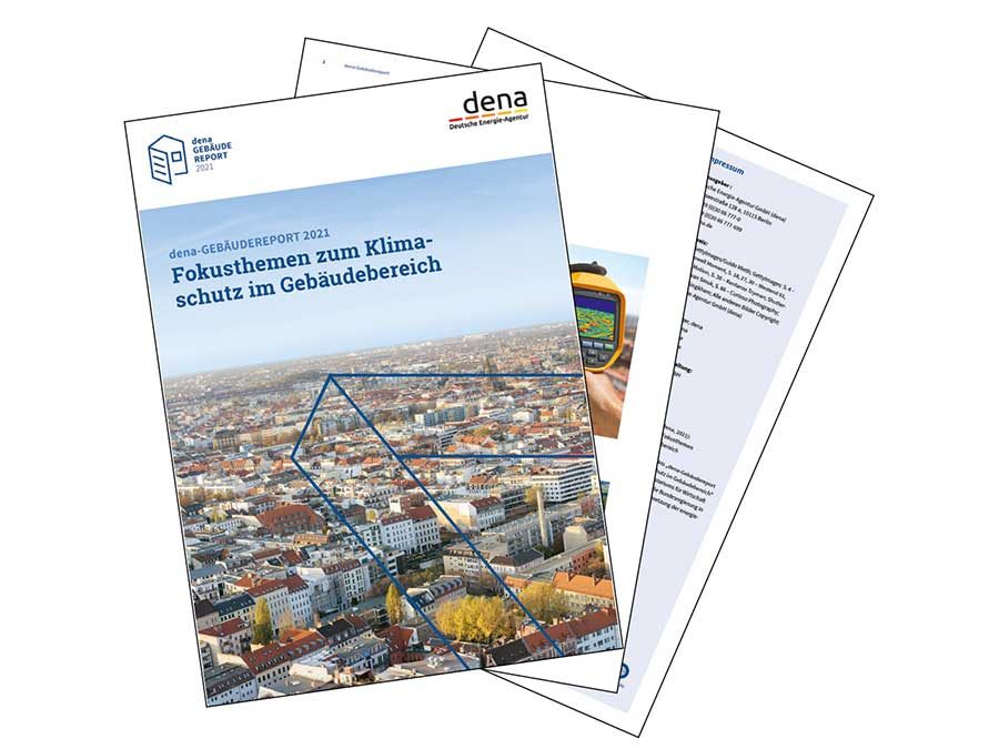 dena-Gebäudereport 2021 mit Daten zur Energieeffizienz und Fokusthemen