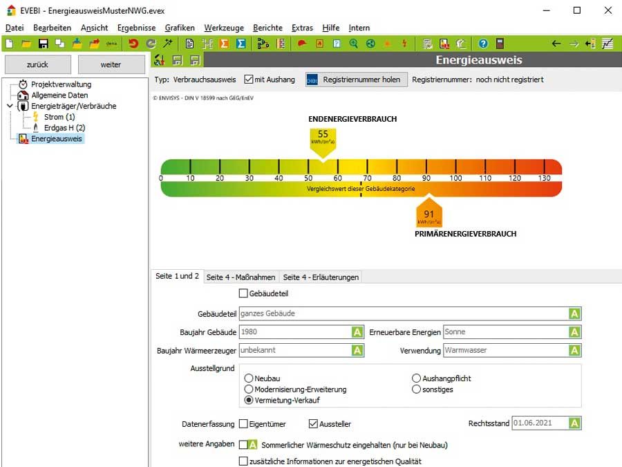 ENVISYS GmbH & Co. KG: Software für Energieausweise nach GEG aktualisiert