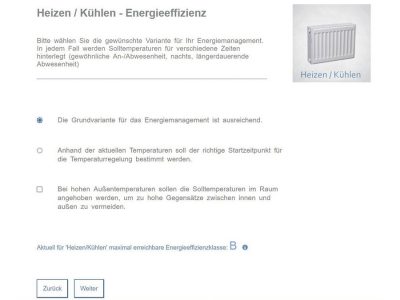 Energieeffizienzklassen für Gebäude