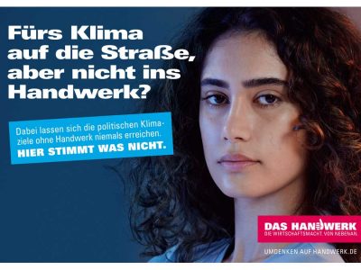 Handwerk: Plakatkampagne für mehr Wertschätzung