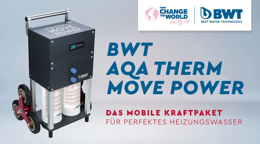 BWT AQA therm MOVE Power – Das mobile Kraftpaket für perfektes salzarmes Wasser