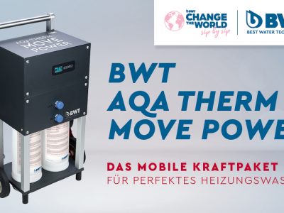 BWT AQA therm MOVE Power – Das mobile Kraftpaket für perfektes salzarmes Wasser