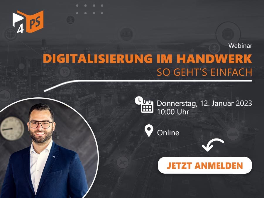 Webinar: Der Service- und Wartungsprozess im Handwerk. Die Vorteile der Digitalisierung mit einer ERP-Lösung aus der Cloud.