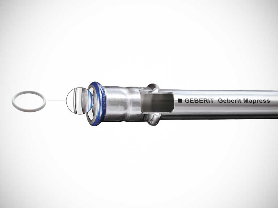 Geberit Vertriebs GmbH: Dichtringe für Pressverbindungen in Sattdampfanlagen