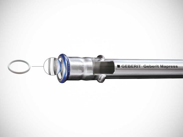 Geberit Vertriebs GmbH: Dichtringe für Pressverbindungen in Sattdampfanlagen