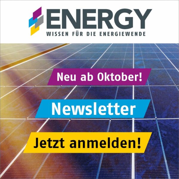 ENERGY Newsletter Anmeldung