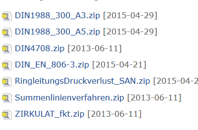 Berechnungstools: Trinkwasser-Rohrnetz, Speicher- und Zirkulationsdimensionierung