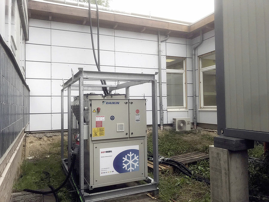 Hotmobil: Temporäre MRT-Kühlung mit mobiler Kältezentrale