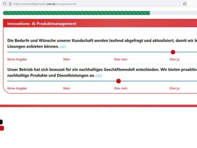 Nachhaltige Unternehmensführung: Online-Check ordnet ein