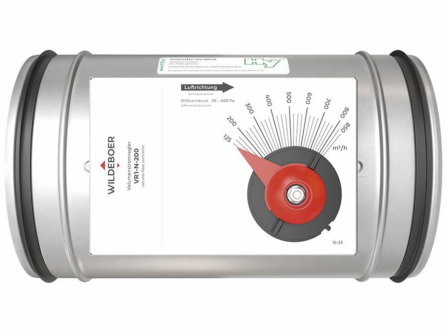 Wildeboer: Volumenstromregler für niedrige Druckbereiche