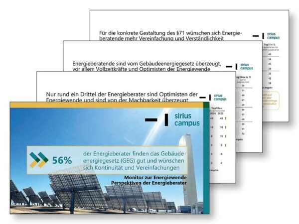 Energieberater beurteilen GEG mehrheitlich als gut