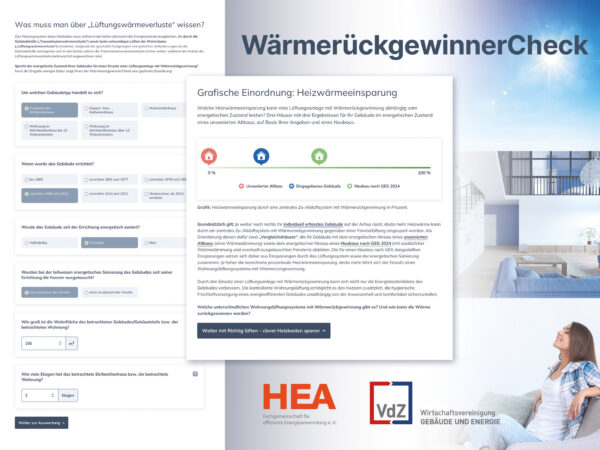 Wärmerückgewinner-Check für Wohnungslüftungsanlagen