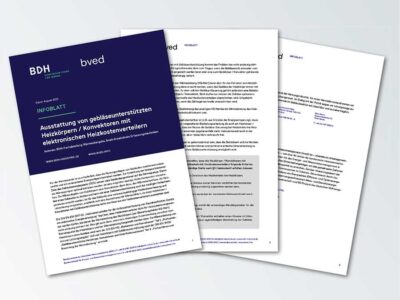 Infoblatt zur Heizkostenabrechnung von gebläseunterstützten Heizkörpern