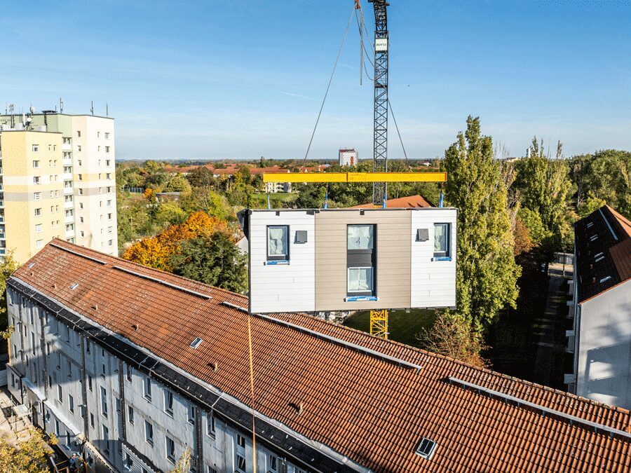 Serielle Sanierung mit Lüftung