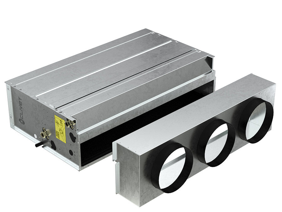 Clivet: Gebläsekonvektoren verschwinden in der Decke