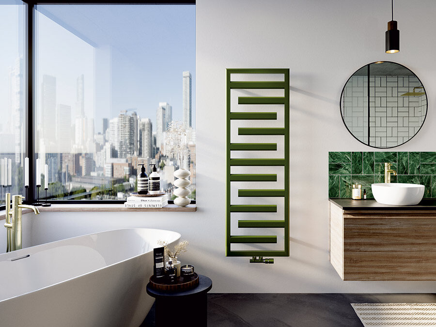 Zehnder: Farbige Heizkörper mit abgestimmtem Zubehör