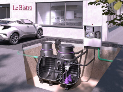 Kessel: Kompaktes Abscheidersystem