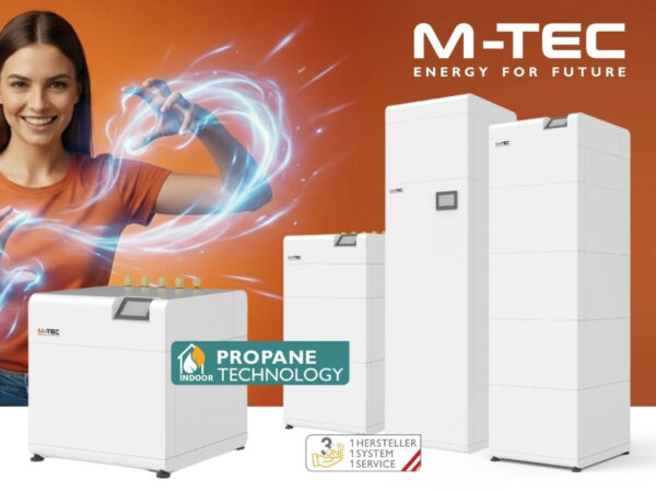M-TEC bringt Propan-Wärmepumpe bis 26 kW für die Innenaufstellung auf den Markt