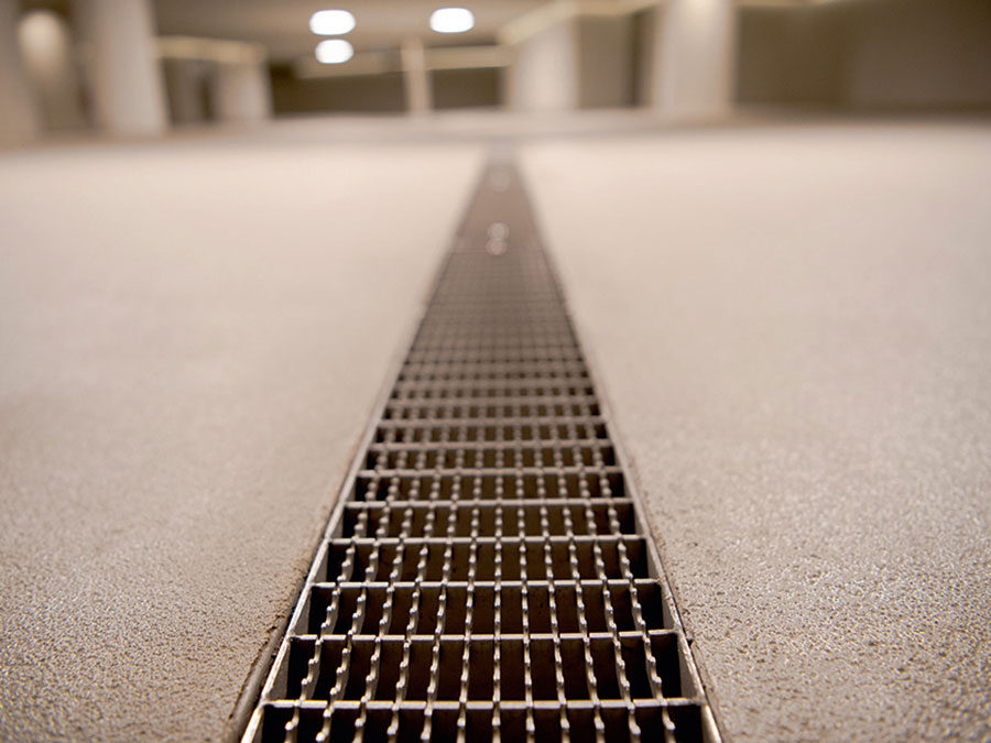 Aschl: Sichere Tief­garagen­entwässerung in Modulbauweise