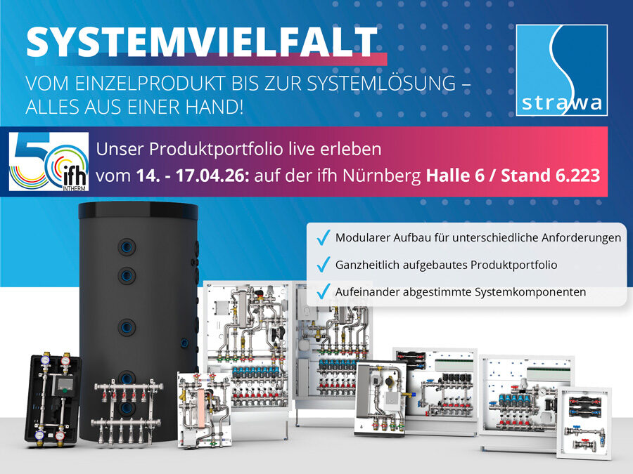 Effizienz neu gedacht: strawa zeigt Systemlösungen auf der IFH 2026