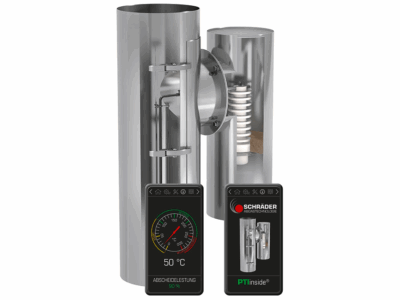 Schräder: Partikelfilter mit WLAN-Steuerung für Holz­feuerungs­anlagen