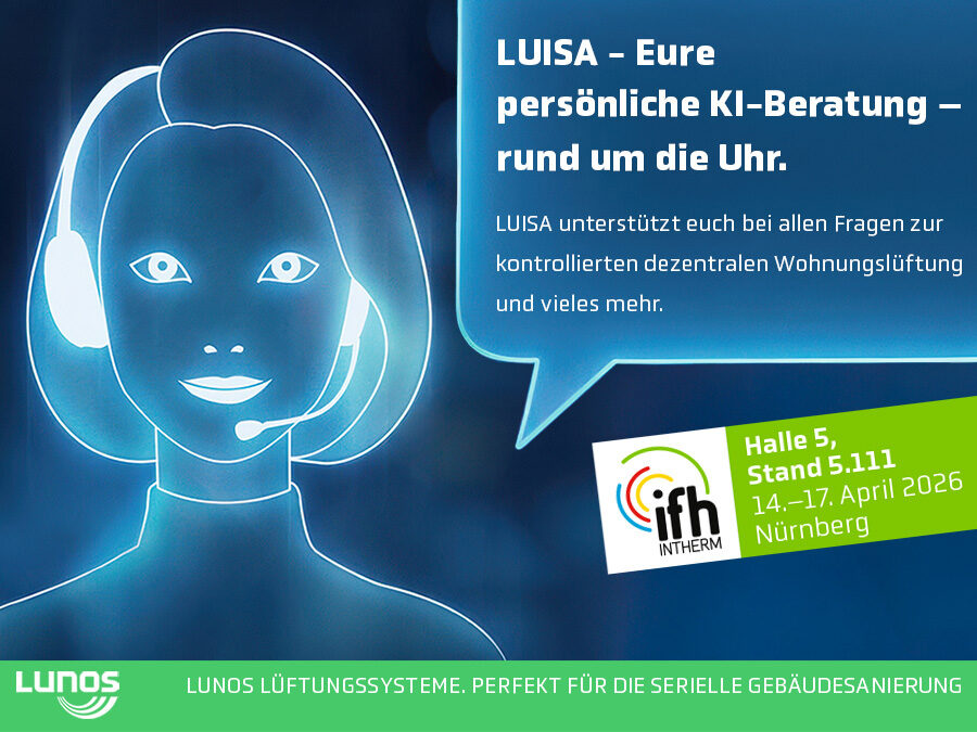 Wir möchten LUISA vorstellen – die neue, digitale KI-Beratung von LUNOS.