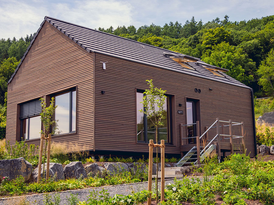 Keuco: Produkte in ökologischem Mikro­haus-Konzept