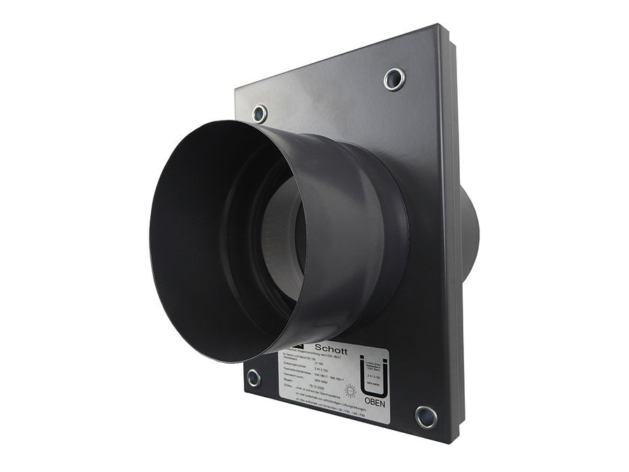 LUVAQ: Brandschutzschott für DIN 18017-Lüftungsanlagen