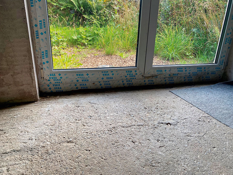 Nachträglicher Einbau einer Fußbodenheizung