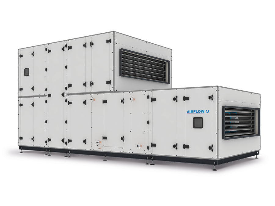 Airflow: Modulares Lüftungsgerät für große Luftmengen