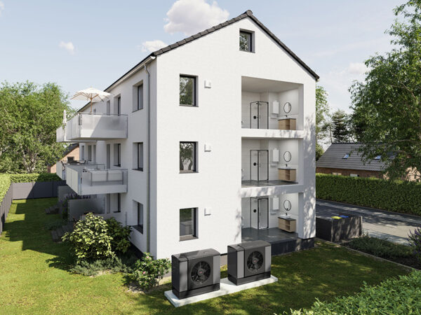 Mehrfamilienhäuser brauchen mehr als nur eine größere Wärmepumpe