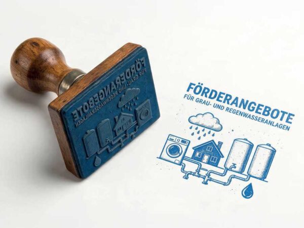 Förderungen für Grau- und Regenwasseranlagen