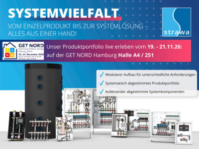 Systemtechnik für Neubau und Sanierung auf der GET NORD 2026