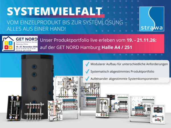 Systemtechnik für Neubau und Sanierung auf der GET NORD 2026