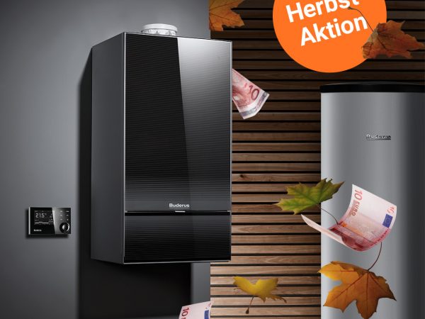 Buderus Herbst-Aktion: Weniger zahlen, mehr bekommen.