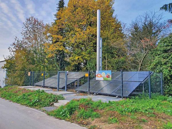 TGA unterirdisch im „Ground Cube“ platziert